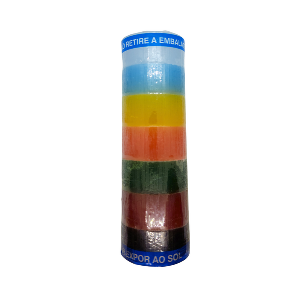 Vela 7 Dias Media 7 linhas Umbanda 275g - Incovel
